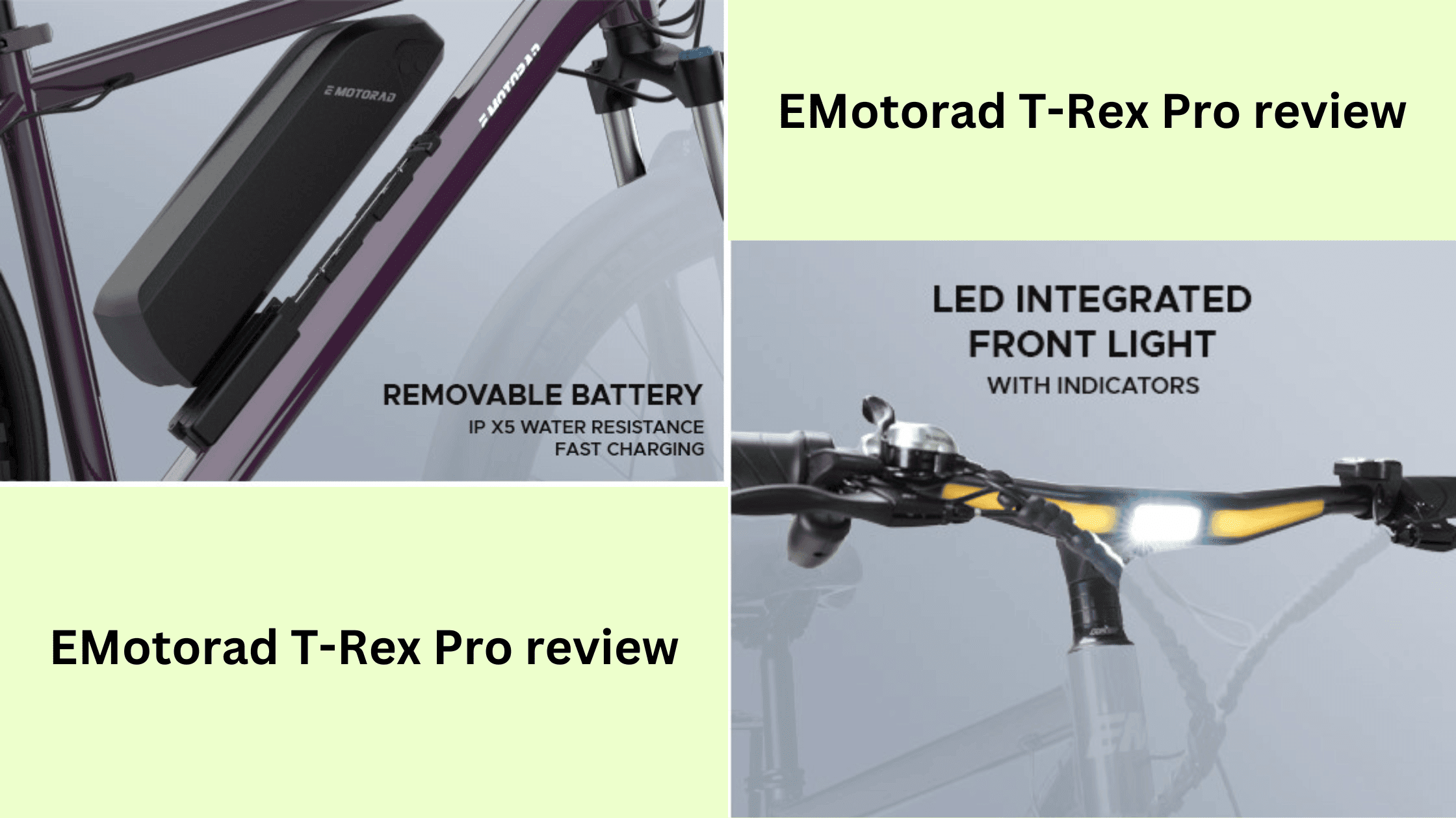 Emotorad t-rex pro review
